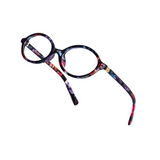 essntl series Retro Vintage 90s Oval Computer Glasses For Women - Floral Print essntl series Retro Vintage 90s Oval Computer Glasses For Women - Floral Print