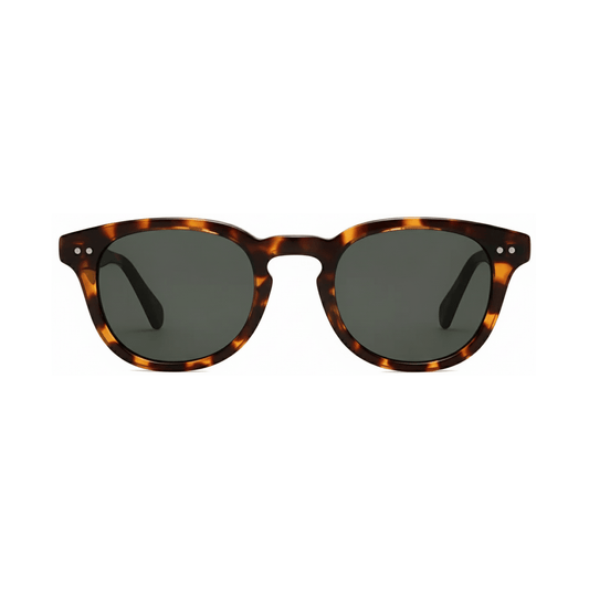 Dotted Series Panto Vintage Sunglasses for Men & Women - Demi Grey