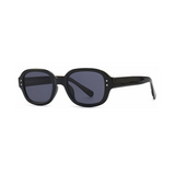 Dotted Series Retro Y2K Rectangle Polarized Sunglasses - Black Grey Dotted Series Retro Y2K Rectangle Polarized Sunglasses - Black Grey