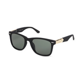 Klassic Series UV Protected Wayfarer Sunglasses - Matte Black Frame Green Lenses Klassic Series UV Protected Wayfarer Sunglasses - Matte Black Frame Green Lenses
