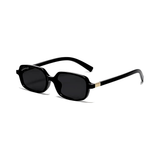 essntl series Retro Vintage Narrow 90s Rectangle Sunglasses For Men & Women - Black Grey essntl series Retro Vintage Narrow 90s Rectangle Sunglasses For Men & Women - Black Grey
