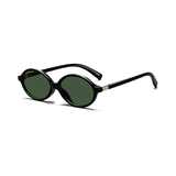 essntl series Retro Vintage 90s Oval Sunglasses For Men & Women - Back Green essntl series Retro Vintage 90s Oval Sunglasses For Men & Women - Back Green