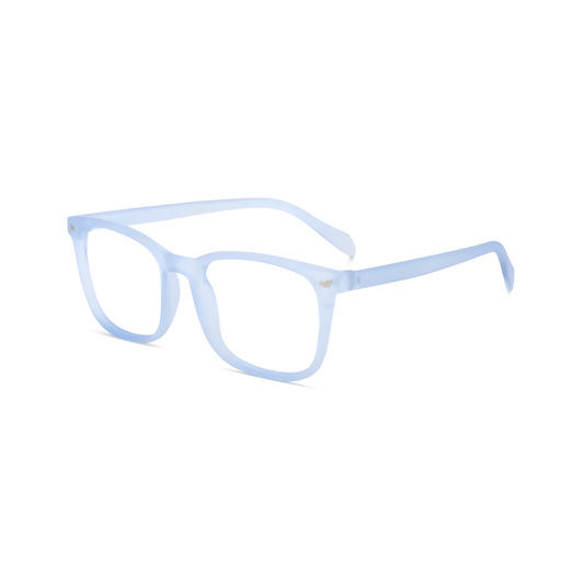 WINGZ Series Blue Light Blocking Computer Glasses - Matte Blue