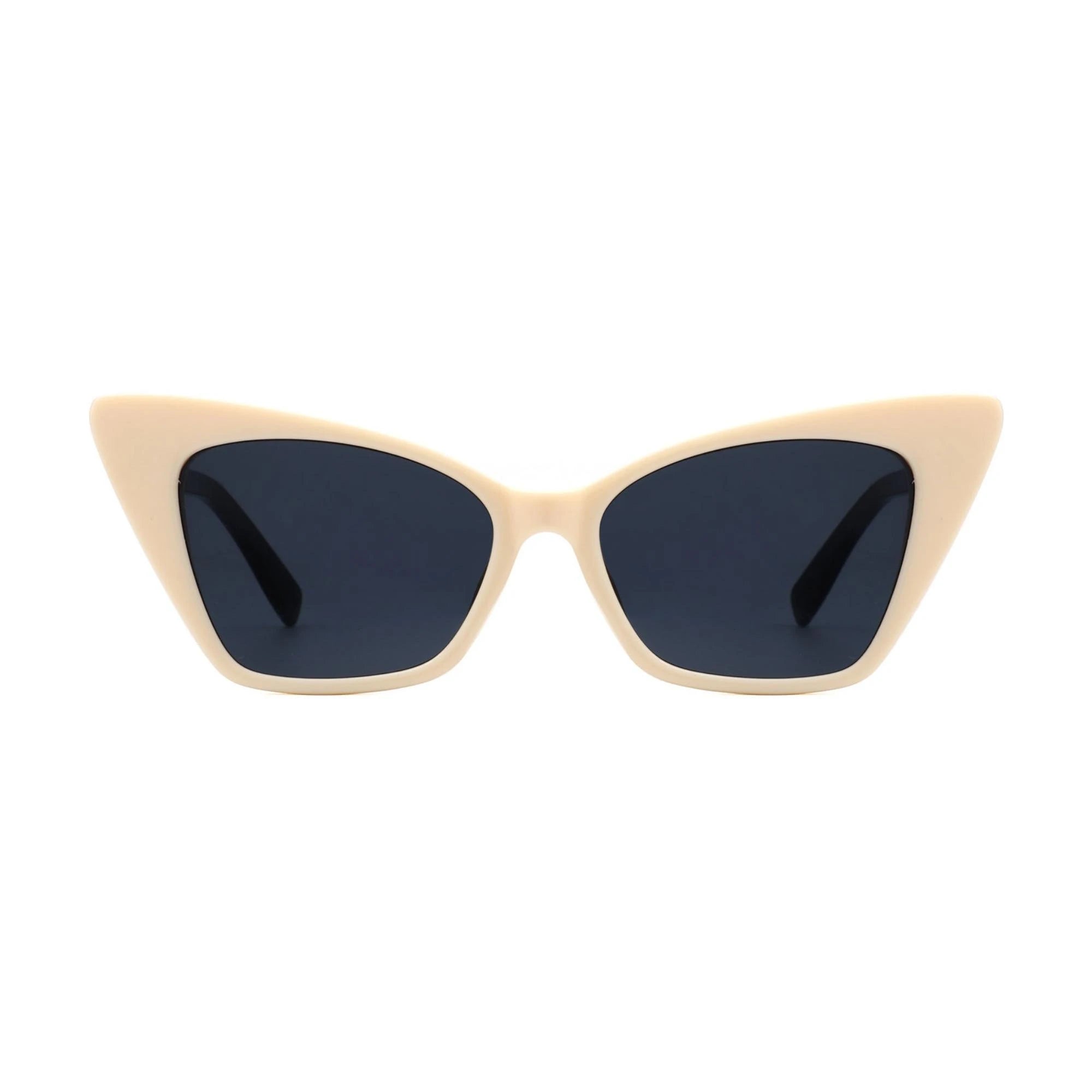 Fame Series Cateye Sunglasses For Women - Cream Fame Series Cateye Sunglasses For Women - Cream
