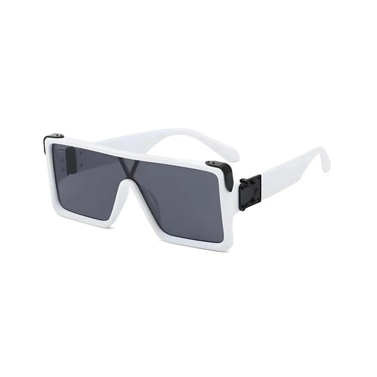 Monster Pro Oversized Square Sunglasses - White