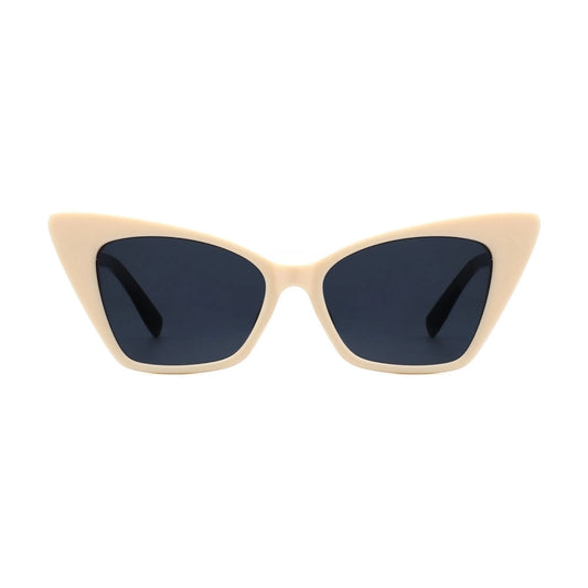 Fame Series Cateye Sunglasses For Women - Cream