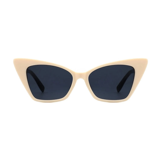Fame Series Cateye Sunglasses For Women - Cream