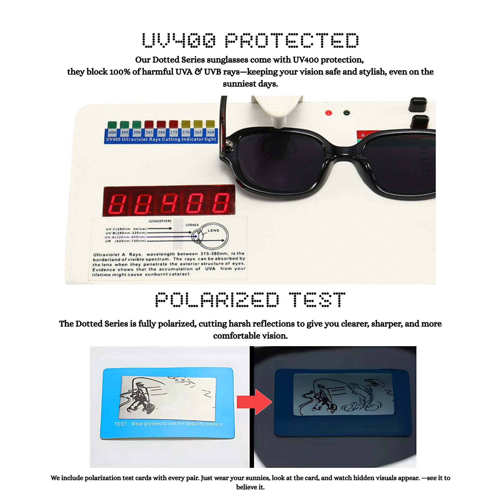 Dotted Series Retro Y2K Rectangle Polarized Sunglasses - Transparent Green Dotted Series Retro Y2K Rectangle Polarized Sunglasses - Transparent Green