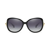 Royal Series Oval Fox Sunglasses For Women - Black Royal Series Oval Fox Sunglasses For Women - Black