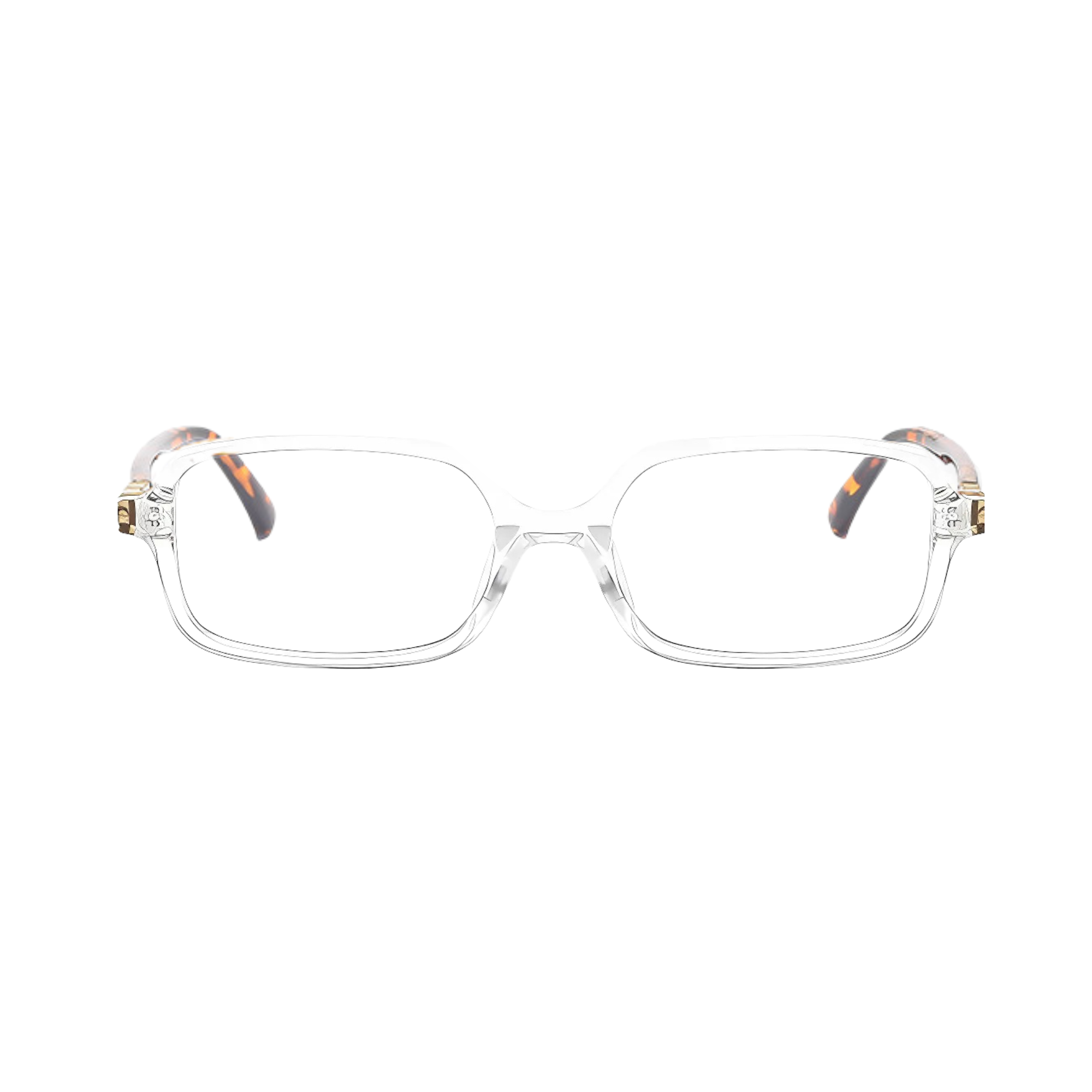 essntl series Retro Vintage Narrow 90s Rectangle Computer Glasses For Men & Women - Transparent Leopard essntl series Retro Vintage Narrow 90s Rectangle Computer Glasses For Men & Women - Transparent Leopard