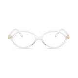 essntl series Retro Vintage 90s Oval Computer Glasses For Men & Women - Transparent essntl series Retro Vintage 90s Oval Computer Glasses For Men & Women - Transparent