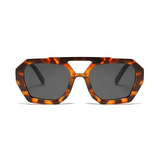 Rebel Retro Vintage 70s Hexagonal Aviator Double Bridge Sunglasses - Tortoise Frame Grey Lenses Rebel Retro Vintage 70s Hexagonal Aviator Double Bridge Sunglasses - Tortoise Frame Grey Lenses