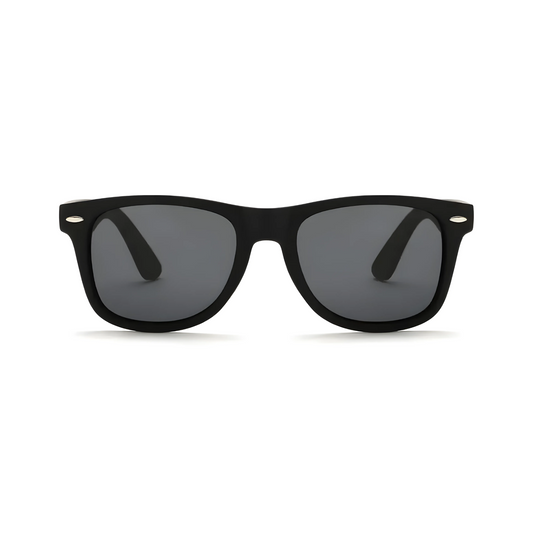 Klassic Series Polarized Wayfarer Sunglasses For Men & Women - (Matte Black)