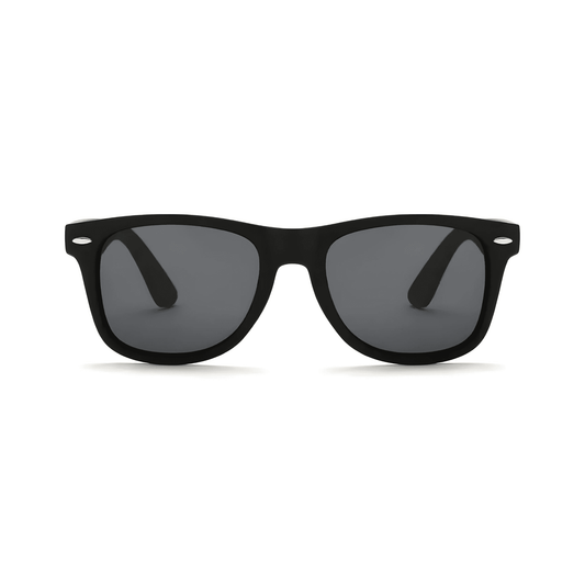 Klassic Series Polarized Wayfarer Sunglasses For Men & Women - (Matte Black)