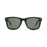 Klassic Series UV Protected Wayfarer Sunglasses - Matte Black Frame Green Lenses Klassic Series UV Protected Wayfarer Sunglasses - Matte Black Frame Green Lenses