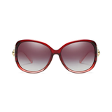 Royal Series Oval Fox Sunglasses For Women - Red Royal Series Oval Fox Sunglasses For Women - Red