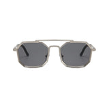 OCTO Series Metal Frame Octagon Sunglasses - Silver OCTO Series Metal Frame Octagon Sunglasses - Silver