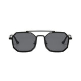 OCTO Series Metal Frame Octagon Sunglasses - Black OCTO Series Metal Frame Octagon Sunglasses - Black