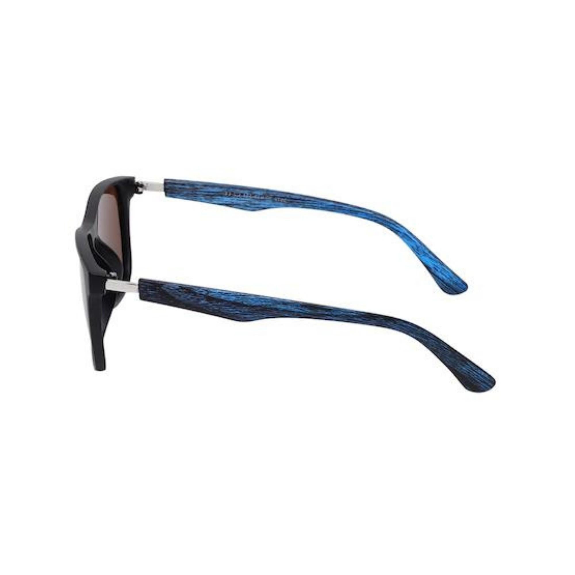Klassic Series Rectangle Polarized & UV Protected Sunglasses Blue Frame & Brown Lenses Klassic Series Rectangle Polarized & UV Protected Sunglasses Blue Frame & Brown Lenses