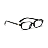 essntl series Retro Vintage Narrow 90s Rectangle Computer Glasses For Men & Women - Black Clear essntl series Retro Vintage Narrow 90s Rectangle Computer Glasses For Men & Women - Black Clear