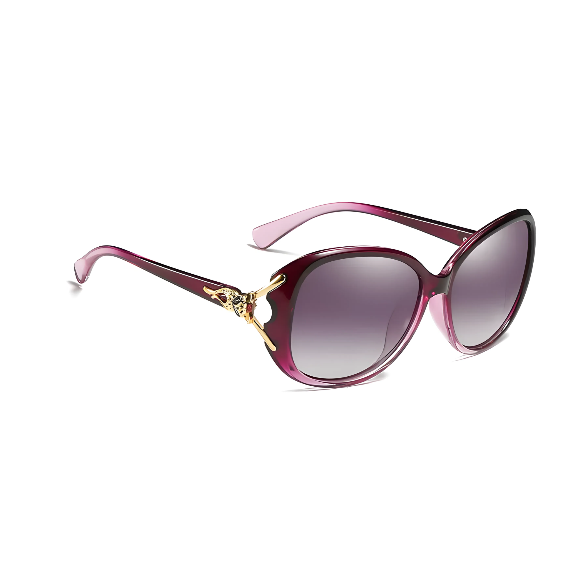 Royal Series Oval Fox Sunglasses For Women - Violet Royal Series Oval Fox Sunglasses For Women - Violet