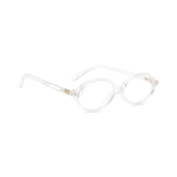 essntl series Retro Vintage 90s Oval Computer Glasses For Men & Women - Transparent essntl series Retro Vintage 90s Oval Computer Glasses For Men & Women - Transparent