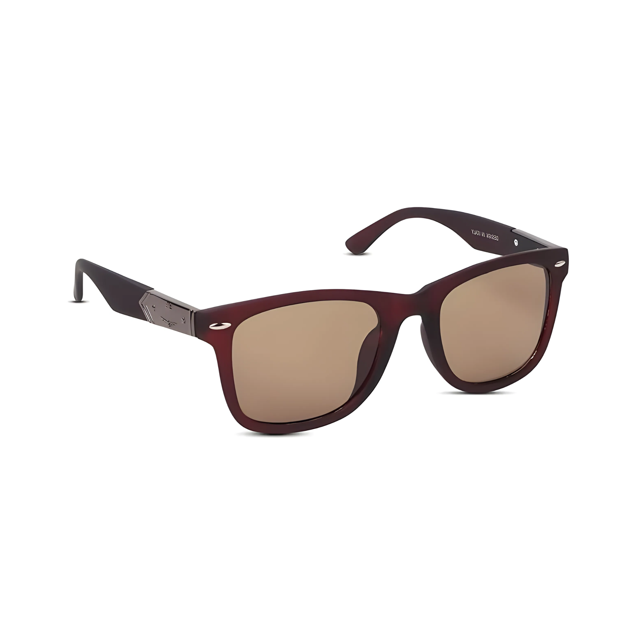 Klassic Series UV Protected Wayfarer Sunglasses - Matte Brown Frame Brown Lenses Klassic Series UV Protected Wayfarer Sunglasses - Matte Brown Frame Brown Lenses