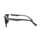 Klassic Series Rectangle Polarized & UV Protected Sunglasses Grey Frame & Green Lenses Klassic Series Rectangle Polarized & UV Protected Sunglasses Grey Frame & Green Lenses