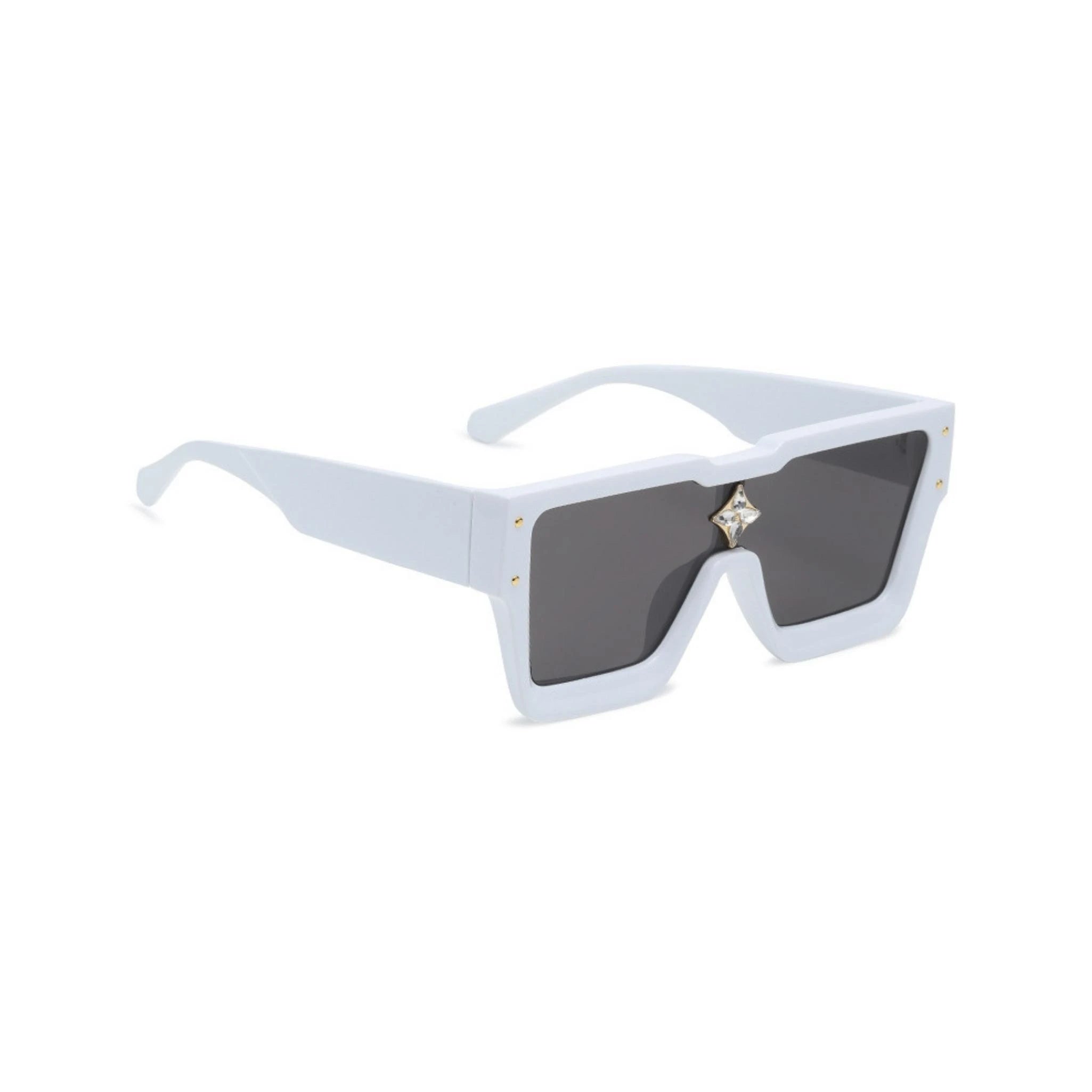 Monster Series Luxury Oversized Sunglasses - White Monster Series Luxury Oversized Sunglasses - White