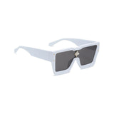 Monster Series Luxury Oversized Sunglasses - White Monster Series Luxury Oversized Sunglasses - White