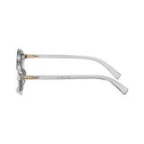 essntl series Retro Vintage 90s Oval Sunglasses For Men & Women - Transparent Grey Frame Grey Lenses essntl series Retro Vintage 90s Oval Sunglasses For Men & Women - Transparent Grey Frame Grey Lenses