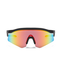 Xplorer Half-Rim Sports Sunglasses - Black Orange Xplorer Half-Rim Sports Sunglasses - Black Orange