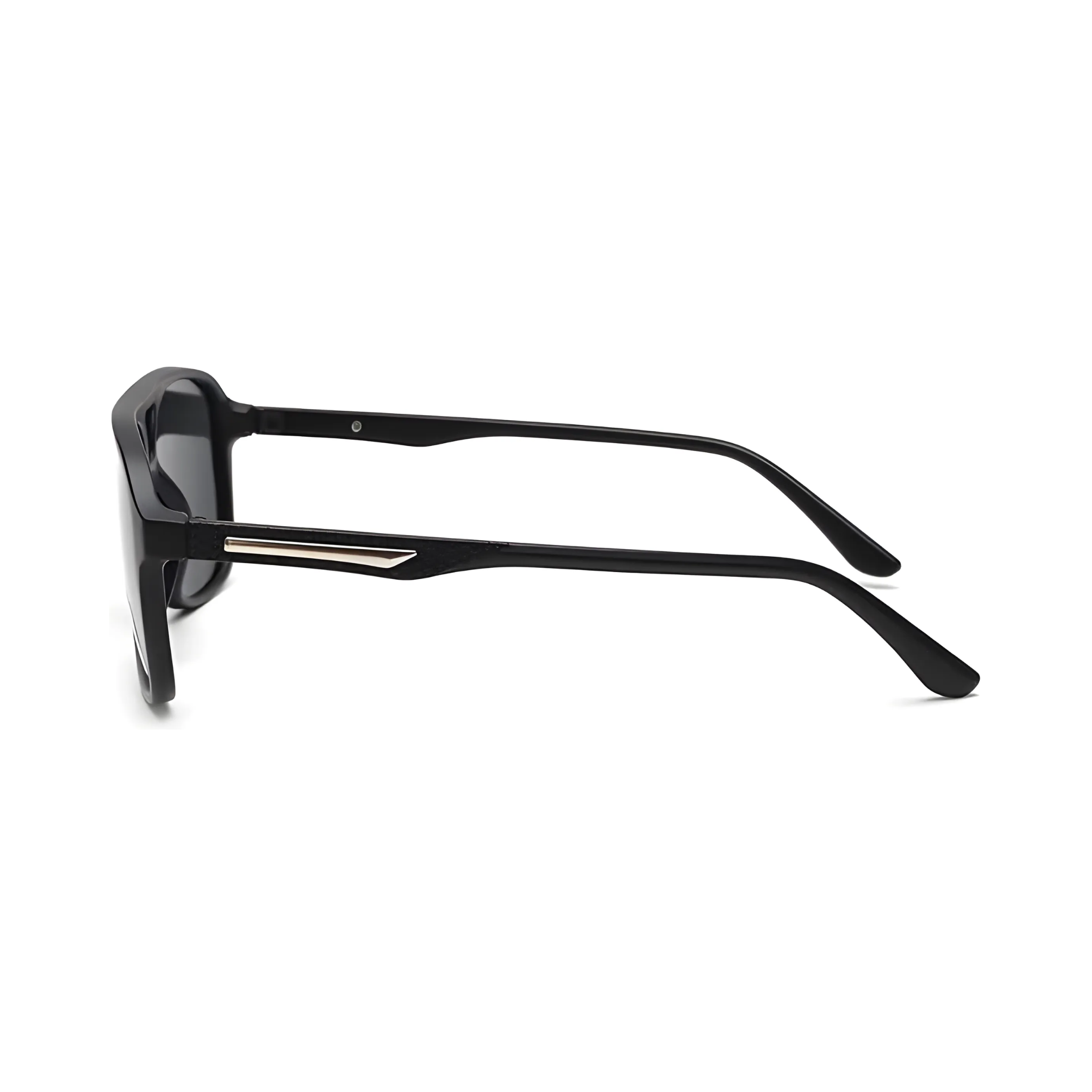 Klassic Series Rectangle Polarized & UV Protected Sunglasses Matte Black Frame & Grey Lenses Klassic Series Rectangle Polarized & UV Protected Sunglasses Matte Black Frame & Grey Lenses