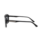 Klassic Series Rectangle Polarized & UV Protected Sunglasses Matte Black Frame & Grey Lenses Klassic Series Rectangle Polarized & UV Protected Sunglasses Matte Black Frame & Grey Lenses