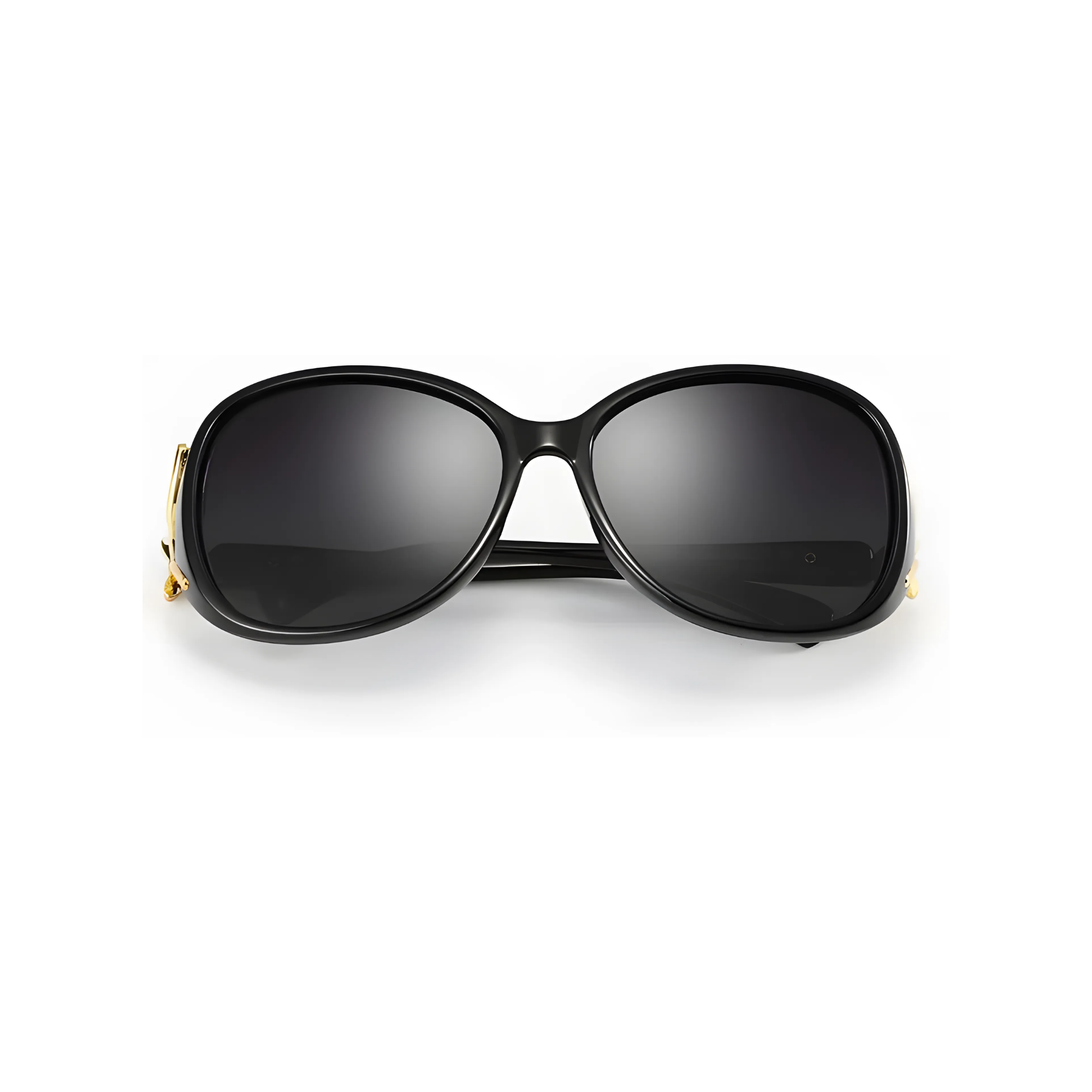 Royal Series Oval Fox Sunglasses For Women - Black Royal Series Oval Fox Sunglasses For Women - Black