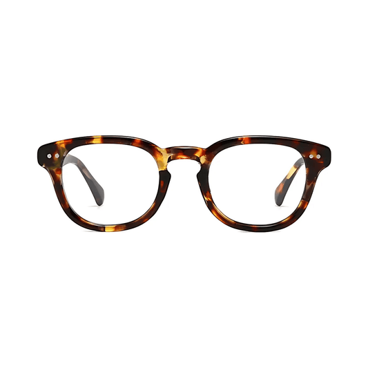 Dotted Series Panto Blue Light Blocking Glasses for Men & Women - Demi