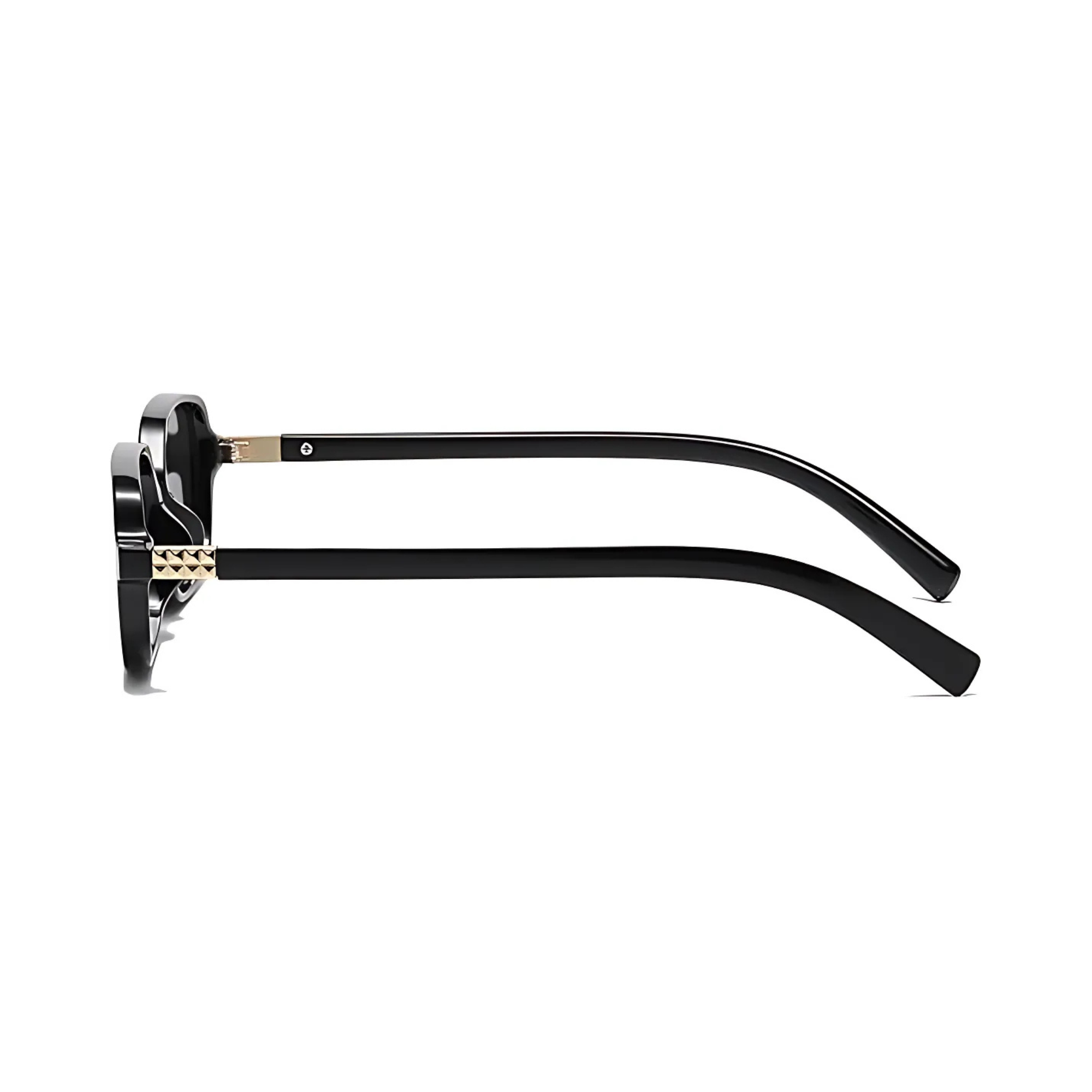 essntl series Retro Vintage Narrow 90s Rectangle Computer Glasses For Men & Women - Black Clear essntl series Retro Vintage Narrow 90s Rectangle Computer Glasses For Men & Women - Black Clear
