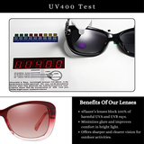 essntl series Butterfly Sparkling Crystal Sunglasses For Women - Blood Red essntl series Butterfly Sparkling Crystal Sunglasses For Women - Blood Red