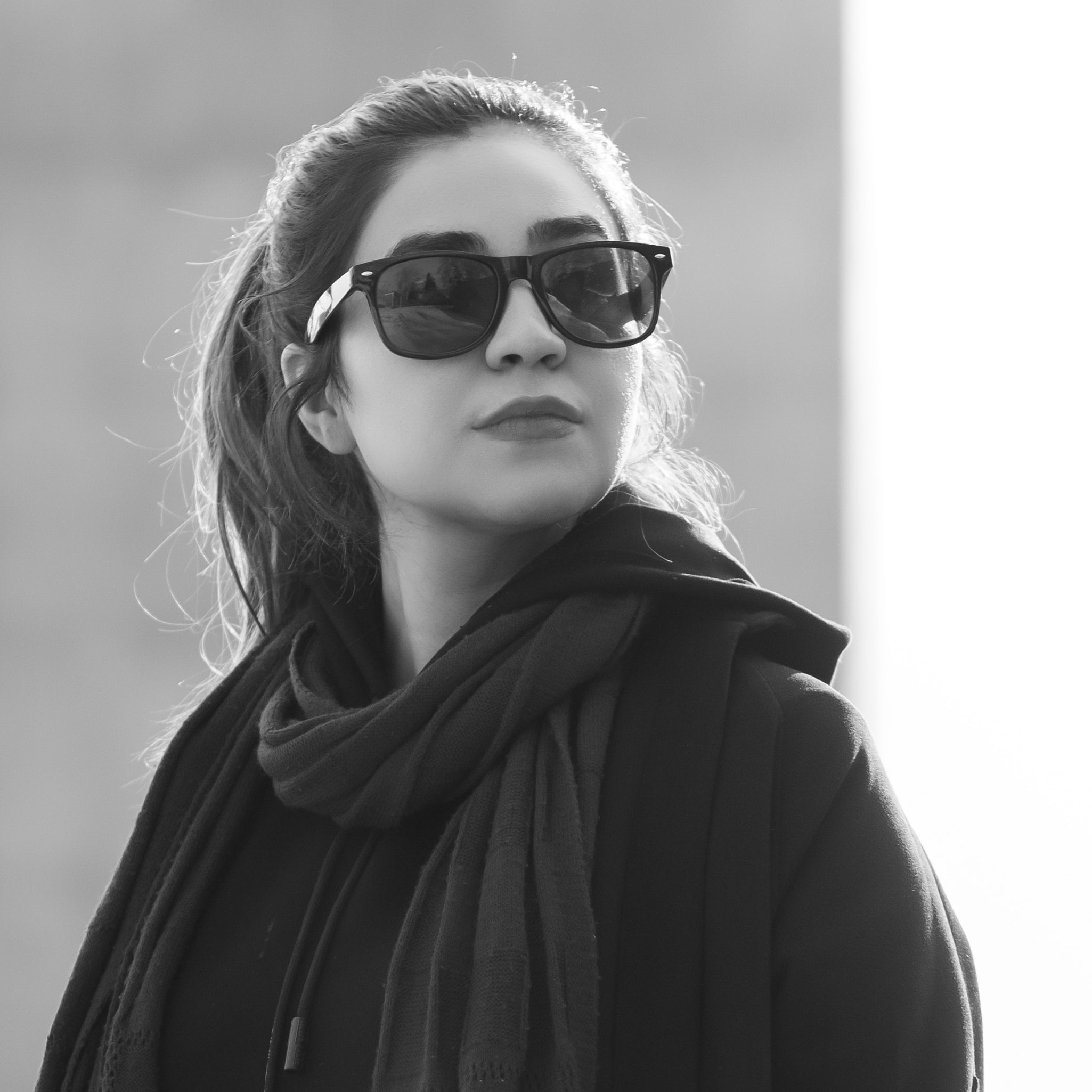 Klassic Series Polarized Wayfarer Sunglasses For Men & Women - (Matte Black Frame & Grey Lenses) Klassic Series Polarized Wayfarer Sunglasses For Men & Women - (Matte Black Frame & Grey Lenses)