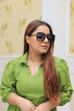 Queen Bee Oversized Square Sunglasses For Women - Leopard Print Queen Bee Oversized Square Sunglasses For Women - Leopard Print