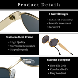 essntl Series Retro Oval 90s Sunglasses For Men & Women Wild Edit - Wild Shadow essntl Series Retro Oval 90s Sunglasses For Men & Women Wild Edit - Wild Shadow