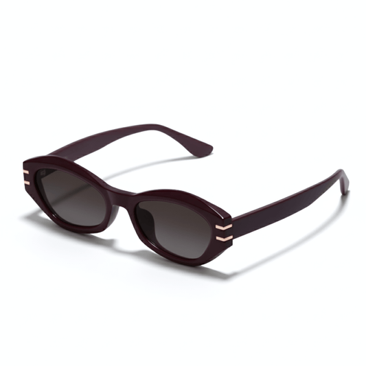 Muse Cat Eye Sunglasses For Men & Women - Bordeaux