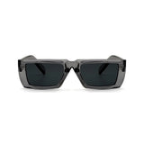 Futuristic Series Street Wear Y2K Rectangle Sunglasses - Slate Grey Futuristic Series Street Wear Y2K Rectangle Sunglasses - Slate Grey