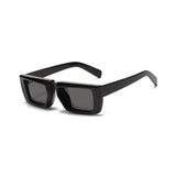 Futuristic Series Street Wear Y2K Rectangle Sunglasses - Onyx Black Futuristic Series Street Wear Y2K Rectangle Sunglasses - Onyx Black