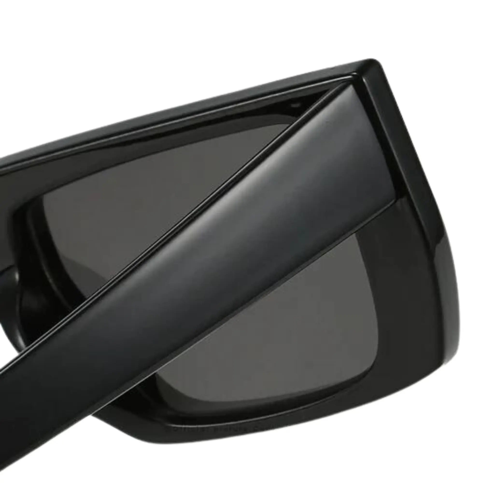 Futuristic Series Street Wear Y2K Rectangle Sunglasses - Onyx Black Futuristic Series Street Wear Y2K Rectangle Sunglasses - Onyx Black