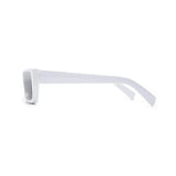 Futuristic Series Street Wear Y2K Rectangle Sunglasses - Luna Frost White Futuristic Series Street Wear Y2K Rectangle Sunglasses - Luna Frost White