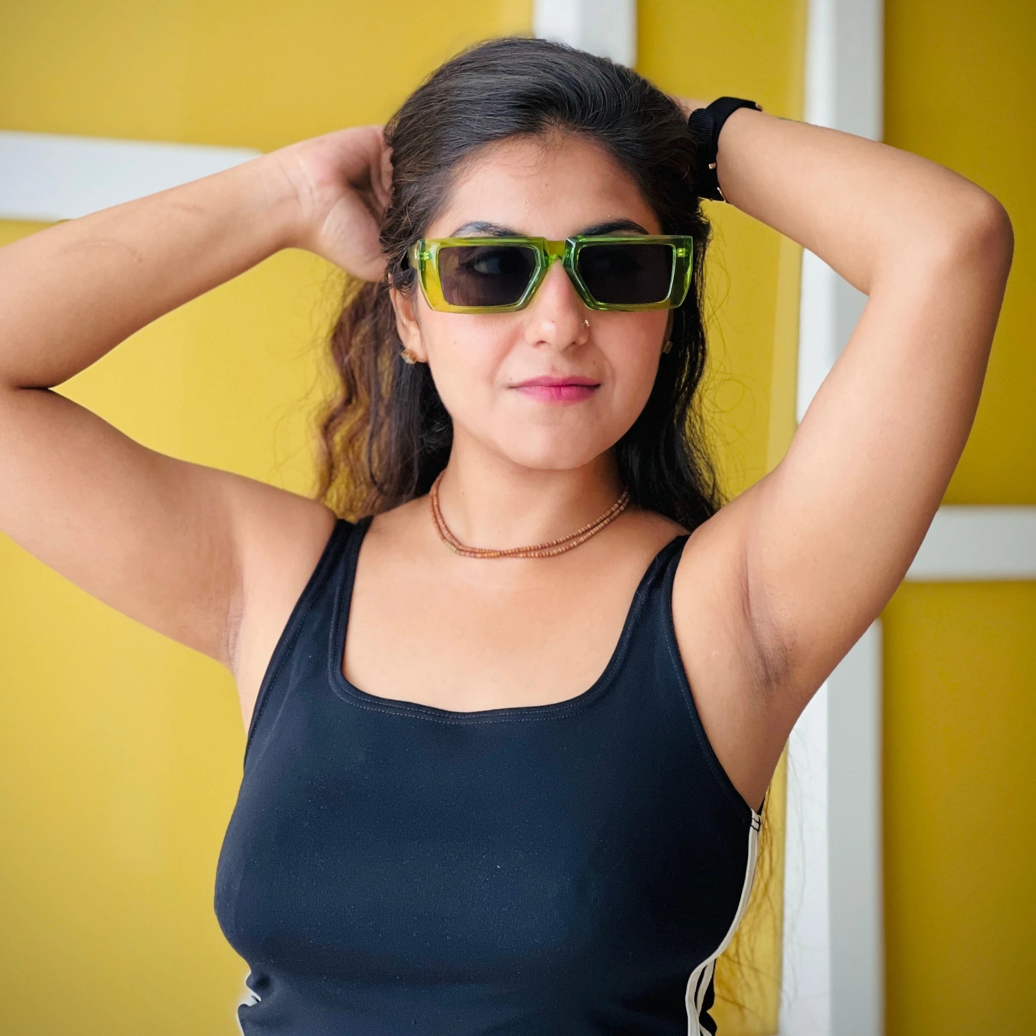Futuristic Series Street Wear Y2K Rectangle Sunglasses - Stardust Steel Silver Futuristic Series Street Wear Y2K Rectangle Sunglasses - Stardust Steel Silver