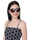 Klassic Series Rectangle Polarized & UV Protected Sunglasses Blue Frame & Brown Lenses Klassic Series Rectangle Polarized & UV Protected Sunglasses Blue Frame & Brown Lenses