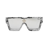 Monster Series Luxury Oversized Sunglasses - Marble Print Monster Series Luxury Oversized Sunglasses - Marble Print