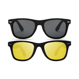 Klassic Series Polarized Wayfarer Sunglasses For Men & Women - (Grey & Yellow Lenses) Klassic Series Polarized Wayfarer Sunglasses For Men & Women - (Grey & Yellow Lenses)